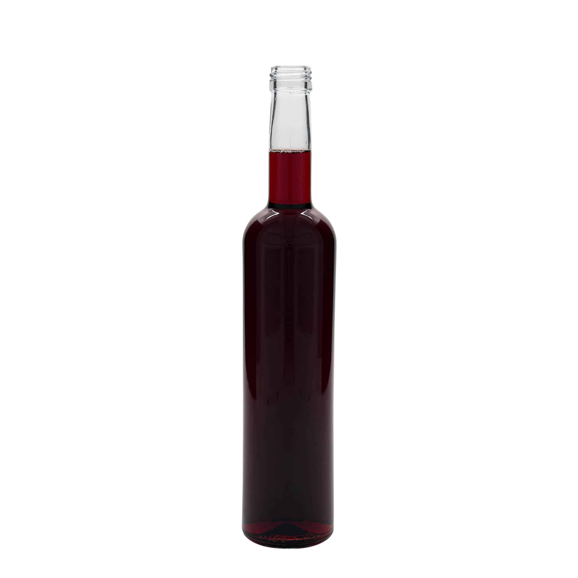 500 ml-es üvegpalack 'Bordeaux', szájnyílás: PP 28