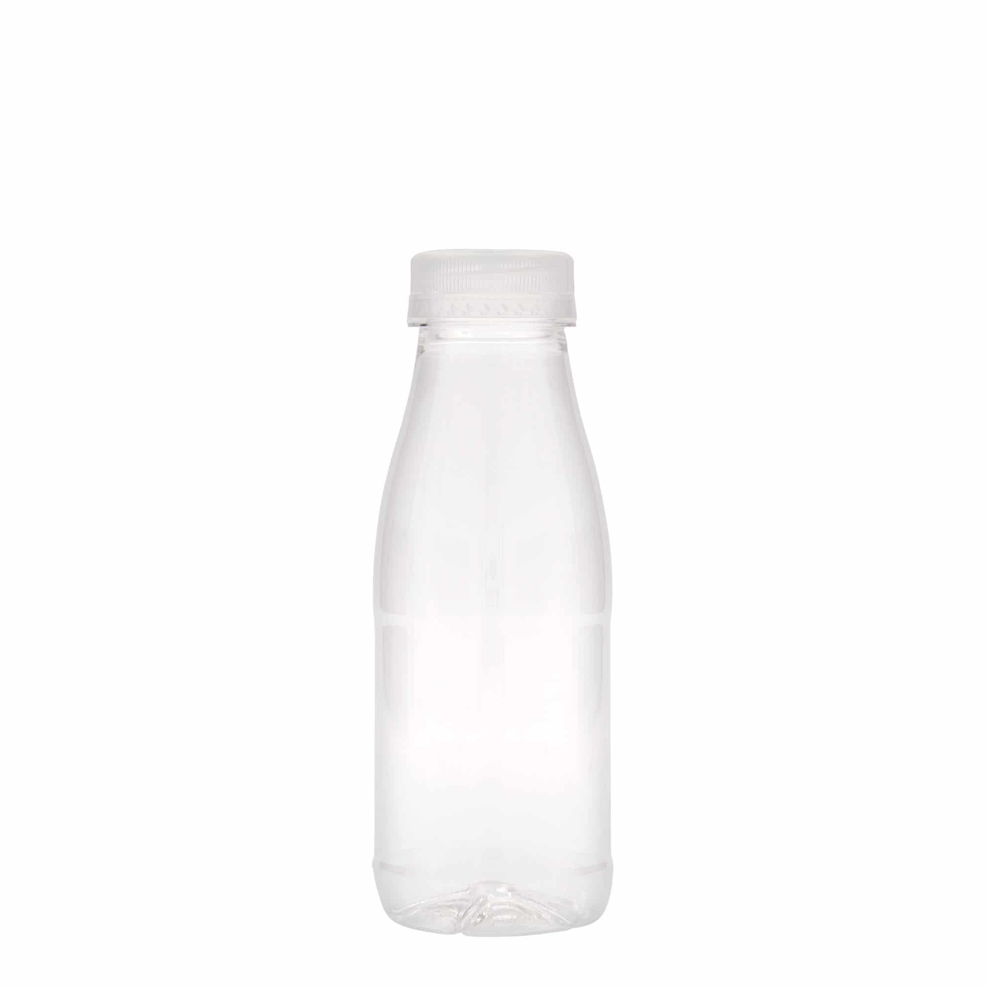 330 ml-es PET-palack 'Milk and Juice', műanyag, szájnyílás: 38 mm