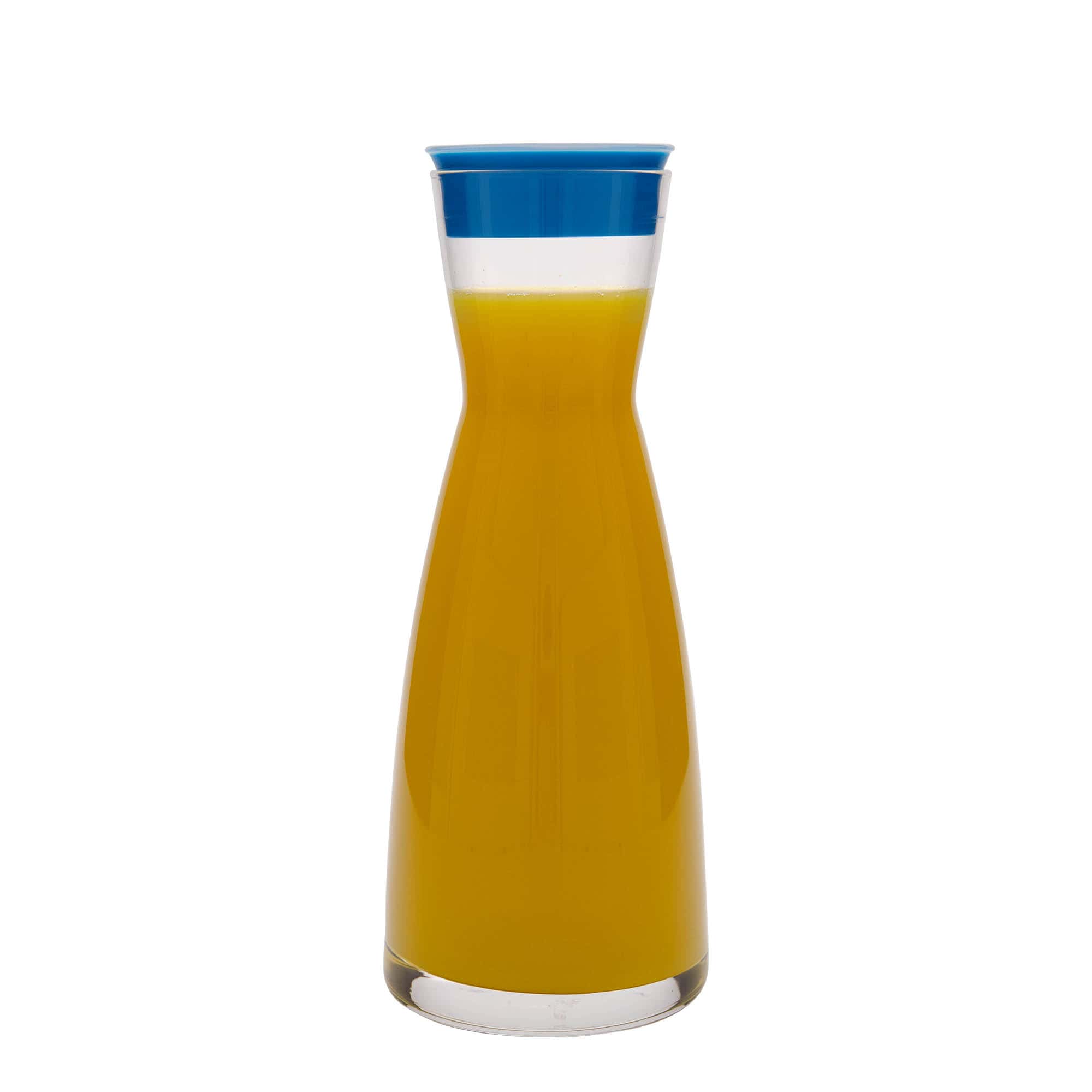 1000 ml-es kancsó 'Ypsilon', üveg, kék