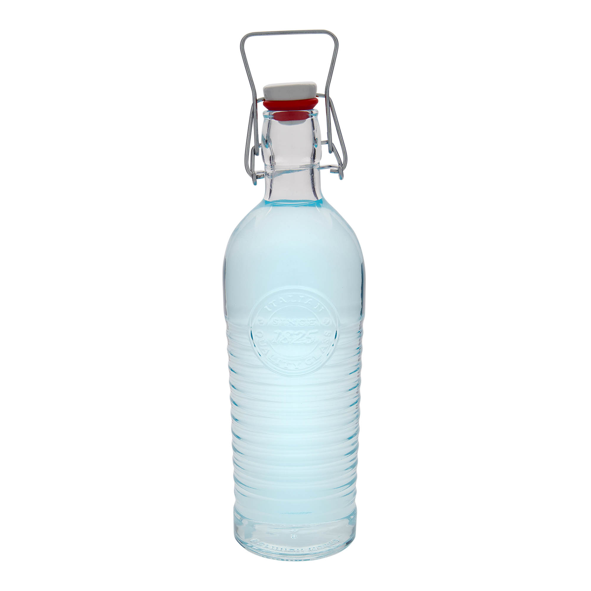 1200 ml-es üvegpalack 'Officina 1825', szájnyílás: csatos zár