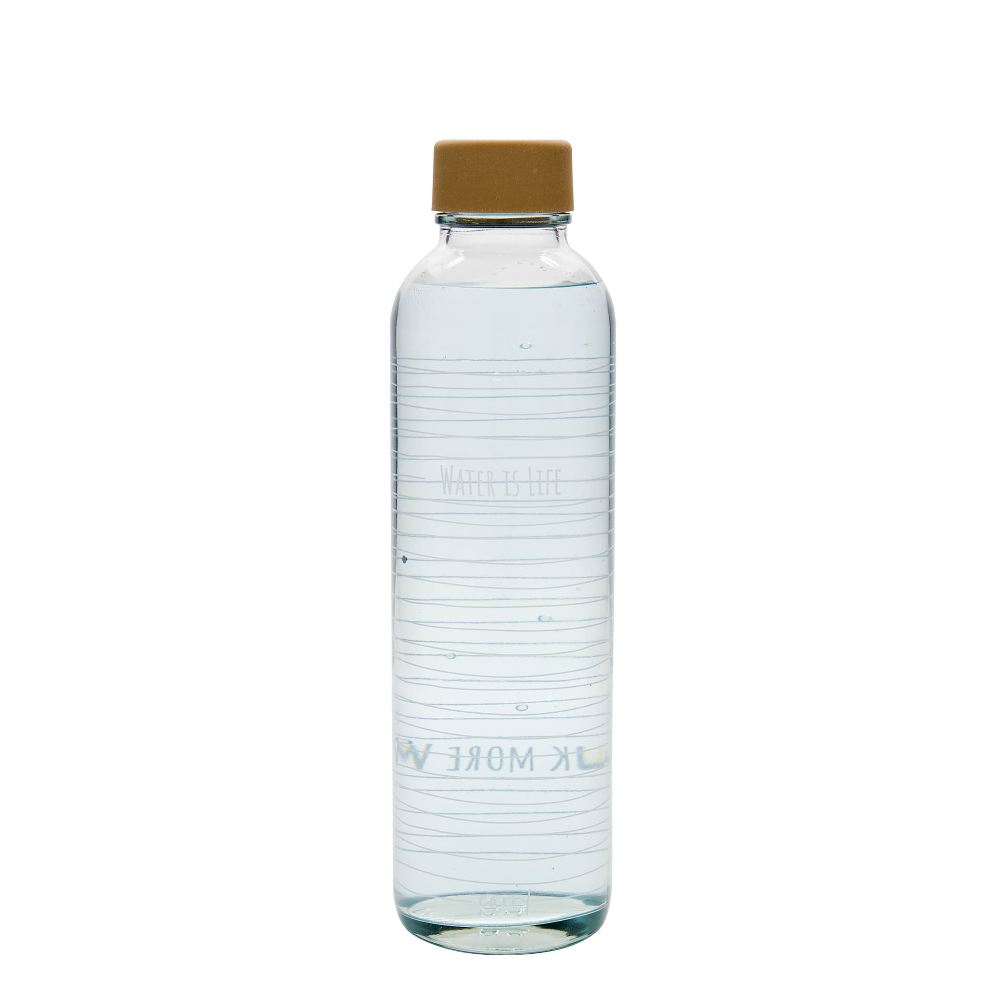 700 ml-es ivópalack CARRY Bottle, motívum: Water is Life, szájnyílás: csavaros kupak