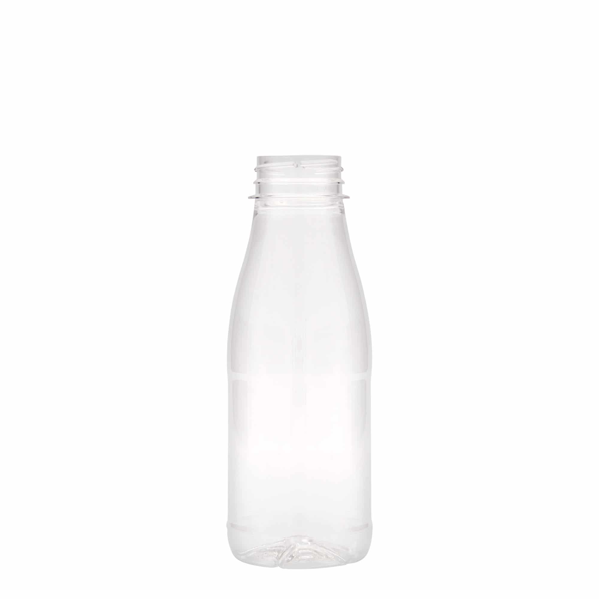 330 ml-es PET-palack 'Milk and Juice', műanyag, szájnyílás: 38 mm