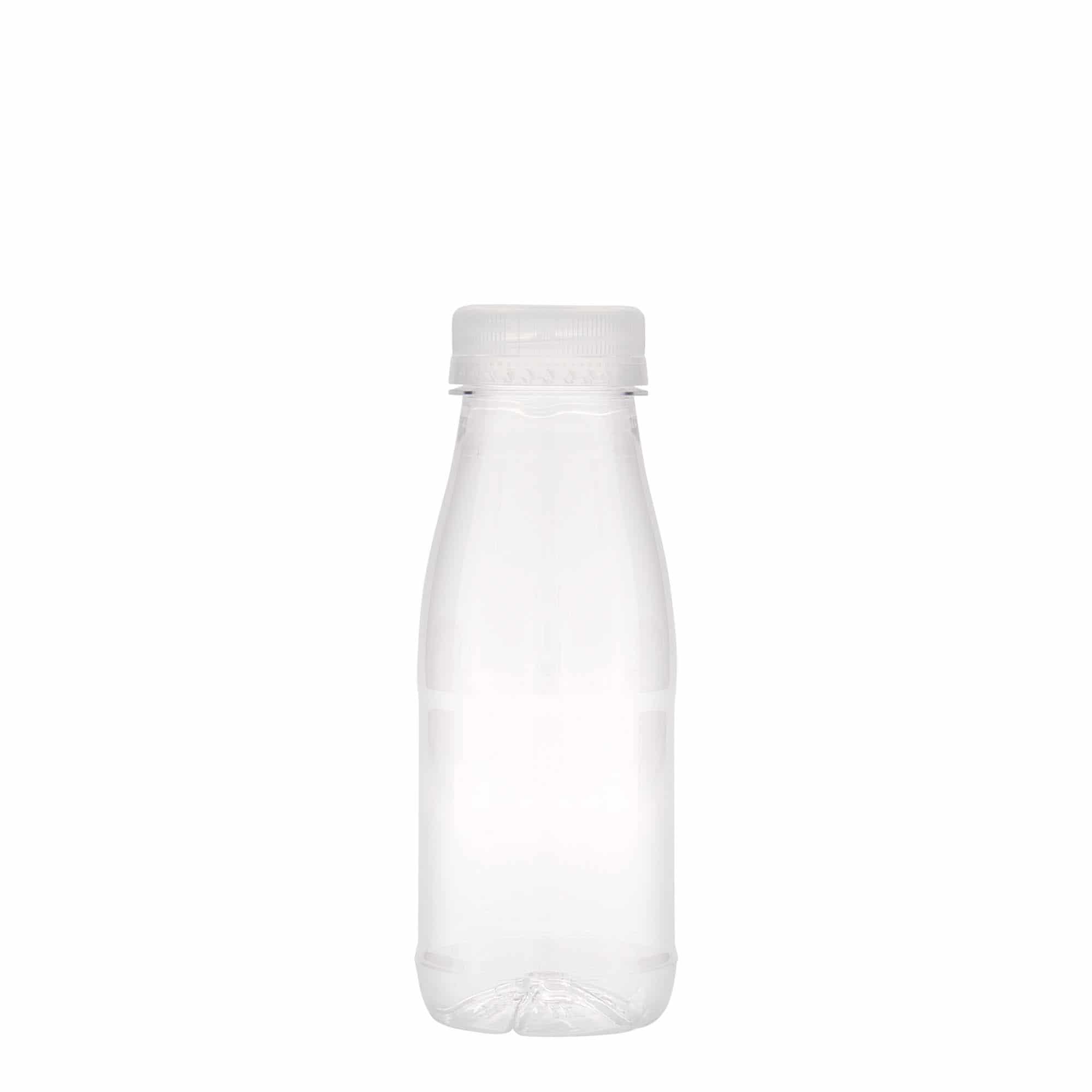 250 ml-es PET-palack 'Milk and Juice', műanyag, szájnyílás: 38 mm