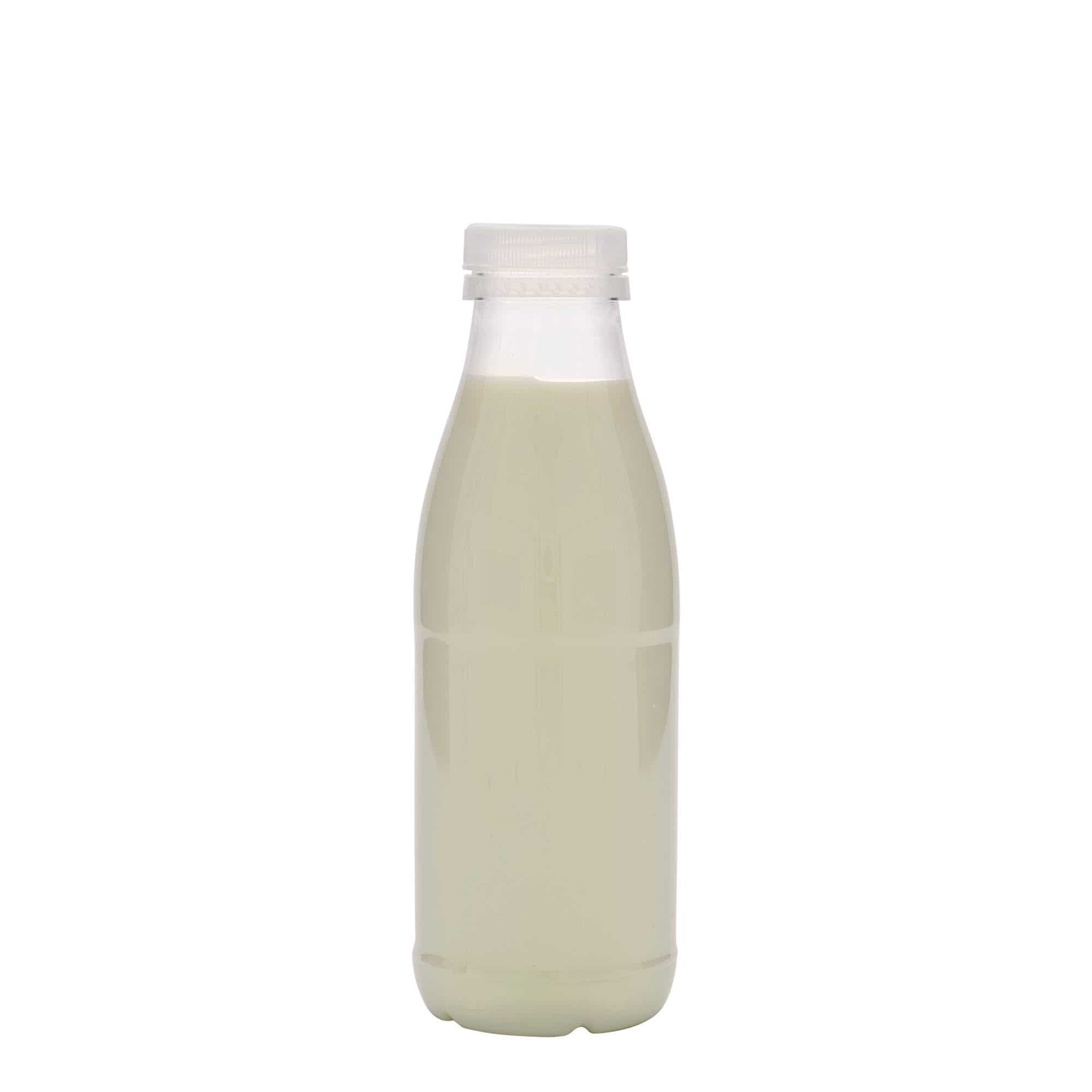 500 ml-es PET-palack 'Milk and Juice', műanyag, szájnyílás: 38 mm