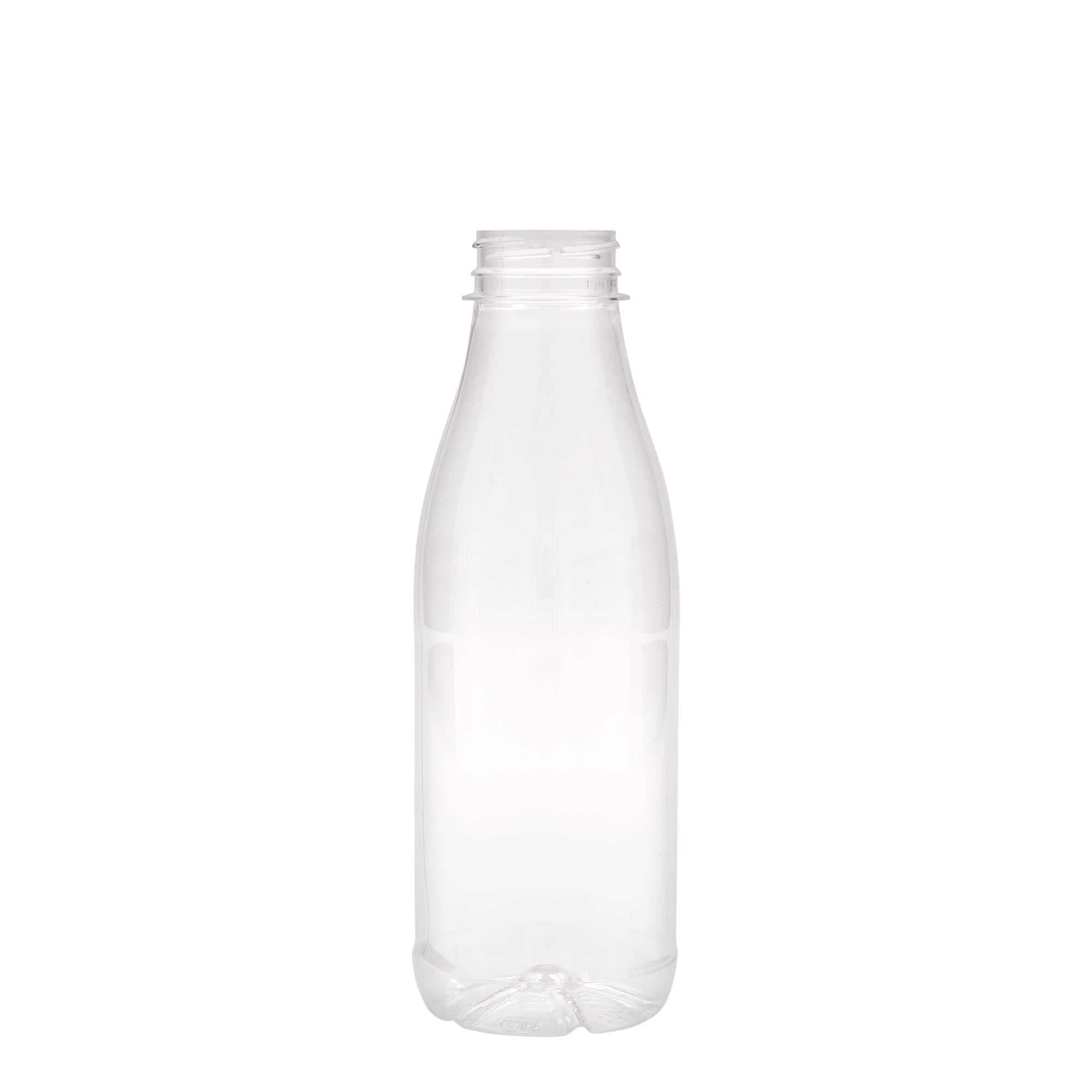 500 ml-es PET-palack 'Milk and Juice', műanyag, szájnyílás: 38 mm