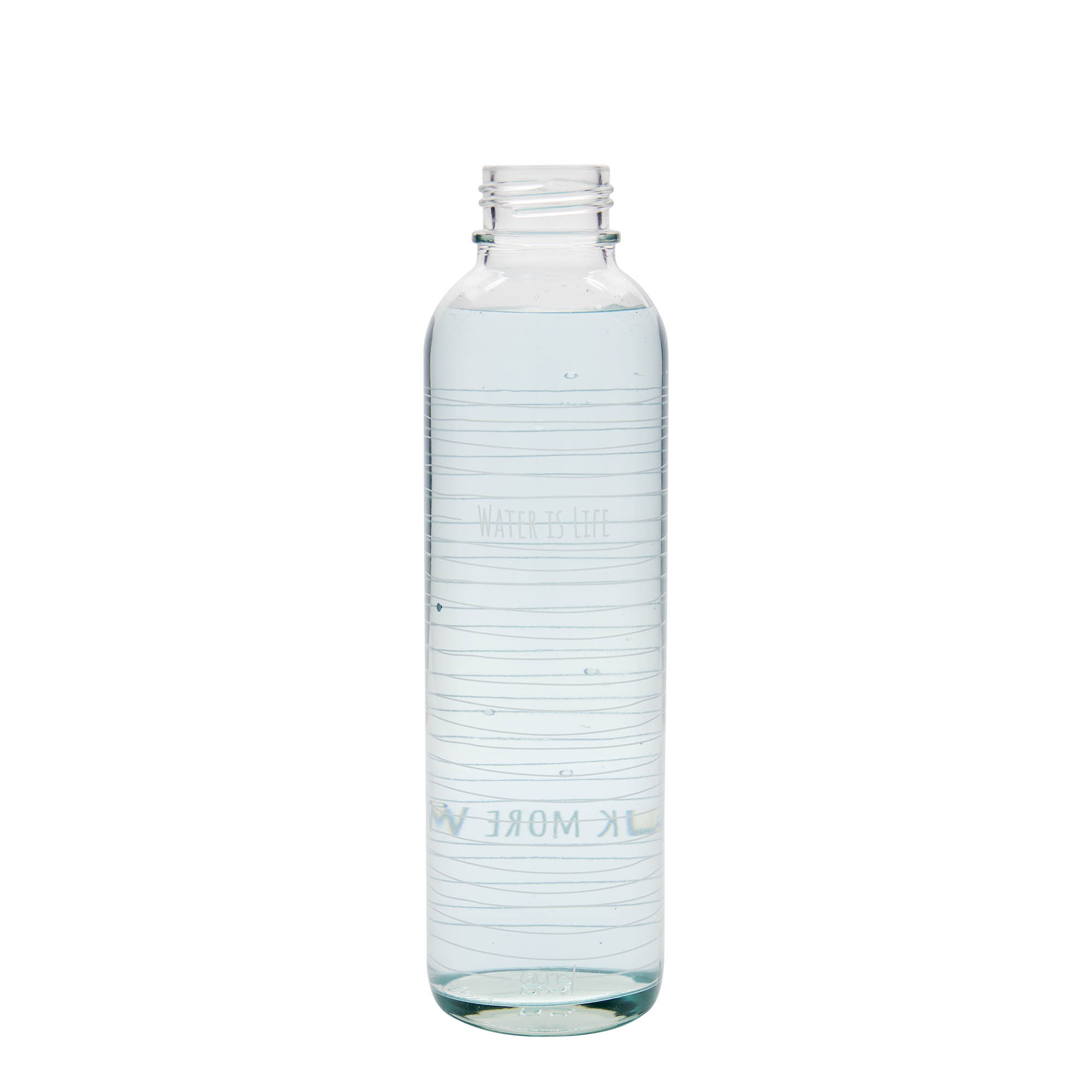 700 ml-es ivópalack CARRY Bottle, motívum: Water is Life, szájnyílás: csavaros kupak